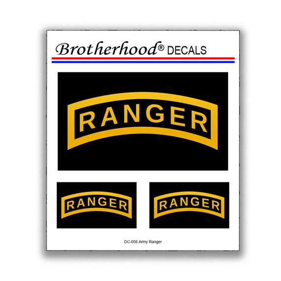 USA AMERICAN FLAG//RANGER Vinyl Window Decal Sticker U.S ARMY RANGER