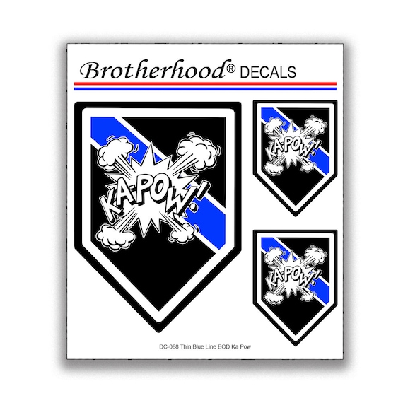 Bomb Squad Law Enforcement Police Sheriff Military Decals Collection