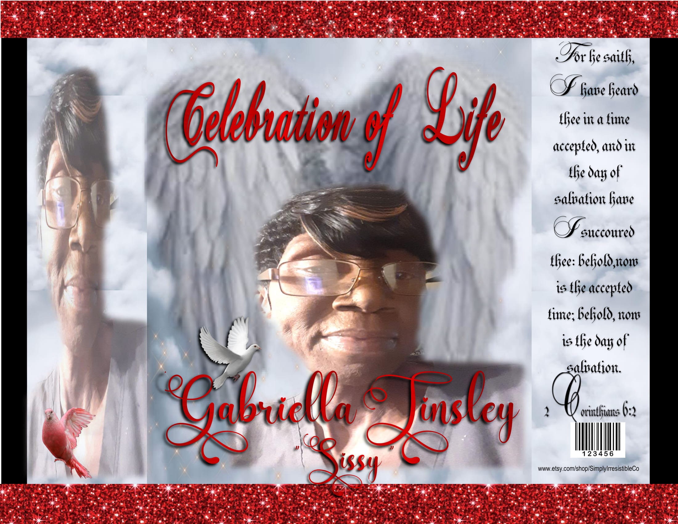 Custom Chip Bags Memorial in Remembrance Of Celebration of | Etsy