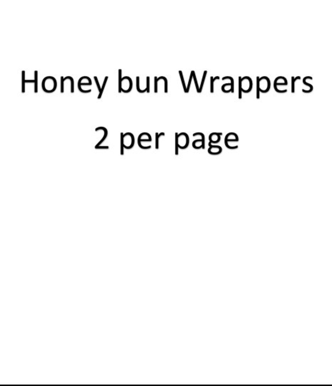 Custom Honey Bun Wrapper Etsy Custom Honey Bun Wrapper Etsy