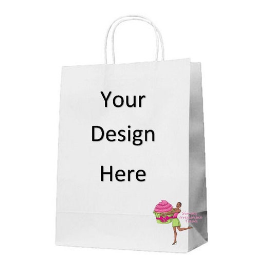 Custom Gift Bag treat/ Gable Box Custom Party Bag Labels Etsy