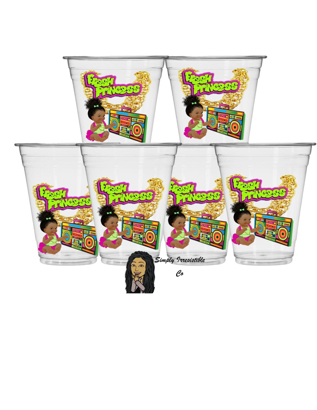 Party Cup Stickers- 90'S Hip Hopss- INSTANT DOWNLOAD - Etsy