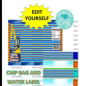 EDIT YOURSELF **** Package- Chip and  Water  ***INSTANT Download