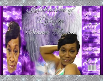 Custom Chip Bags- Memorial- In Remembrance Of- Celebration of Life - Heavenly