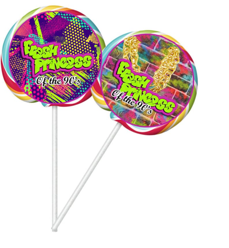 Small Lollipop Stickers Cupcake Toppers Favor Tags Fresh - Etsy