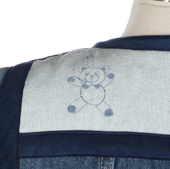 One of a kind Quilted patchwork denim overshirt - image 5