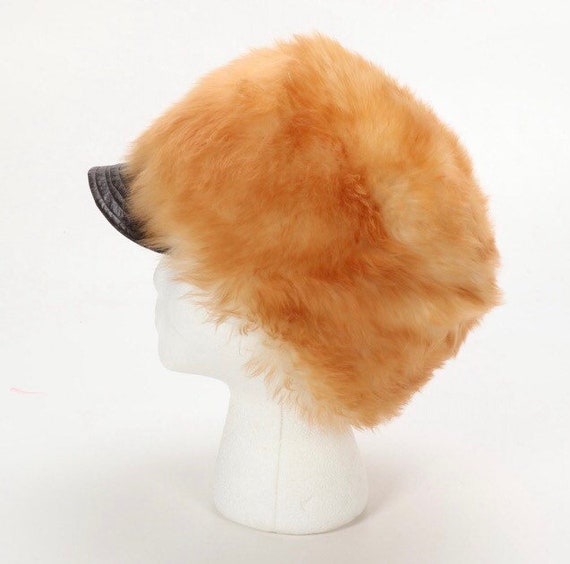 Vintage Italian shearling hat - image 4