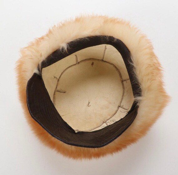 Vintage Italian shearling hat - image 2