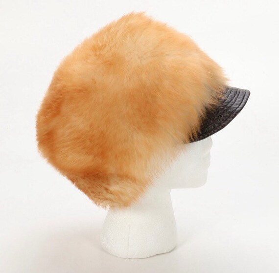 Vintage Italian shearling hat - image 5