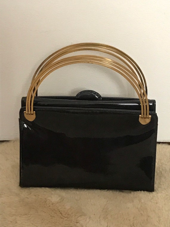 PRADA tote bag with metal handles - Vintage by Ebba AB