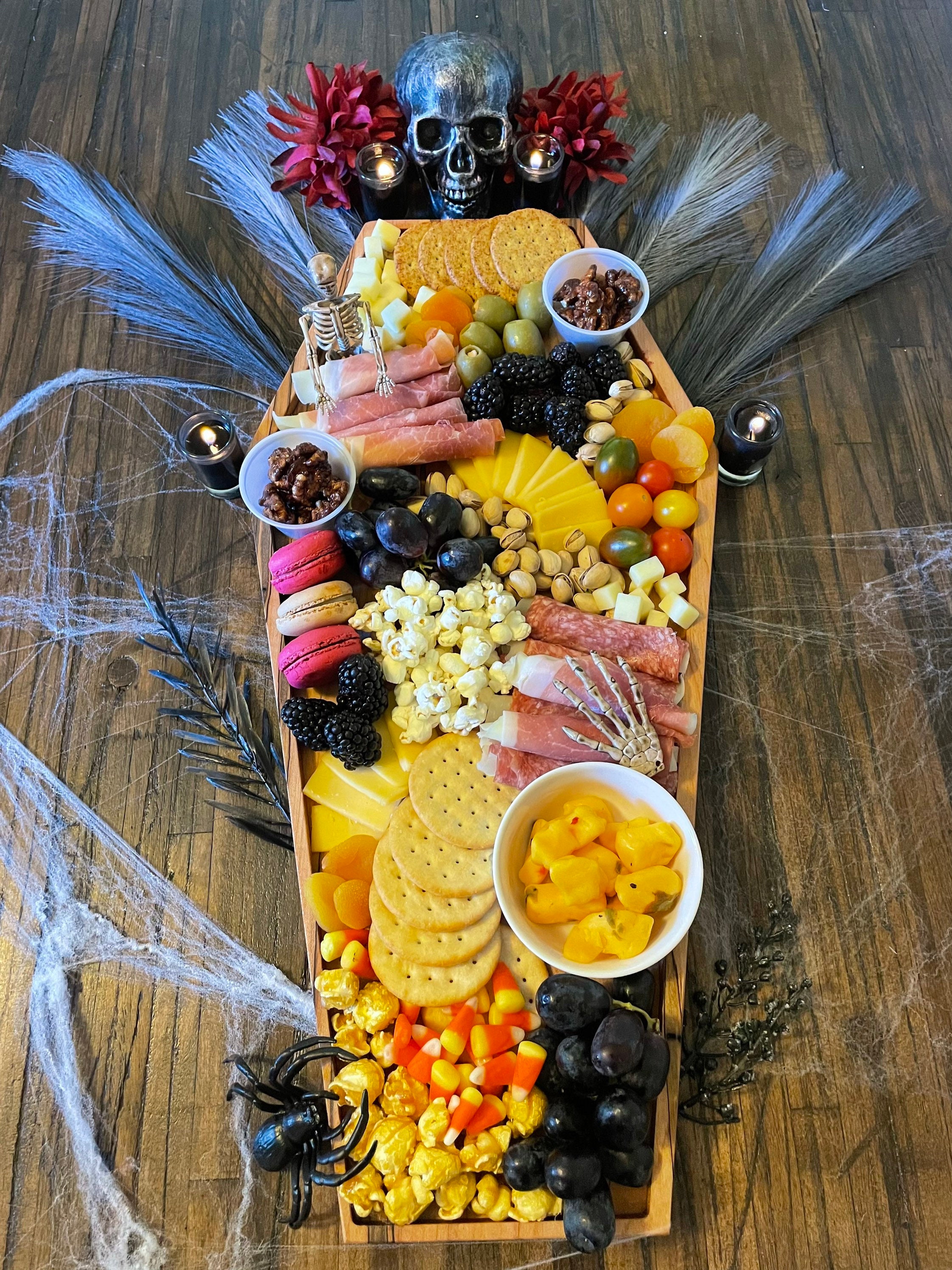 Coffin Charcuterie Board / Candy Dish. Halloween Charcuterie Etsy