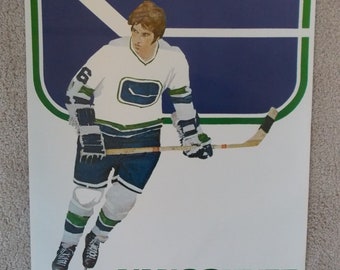 Vintage NHL Vancouver Canucks reproduction Print / Poster