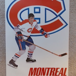 Vintage NHL Montreal Canadiens reproduction Print / Poster ORIGINAL SIX
