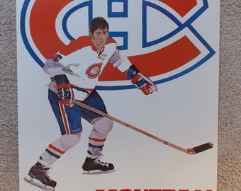 Vintage NHL Montreal Canadiens reproduction Print / Poster ORIGINAL SIX