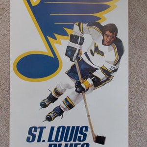 Vintage NHL St. Louis Blues reproduction Print / Poster "The Next Six"