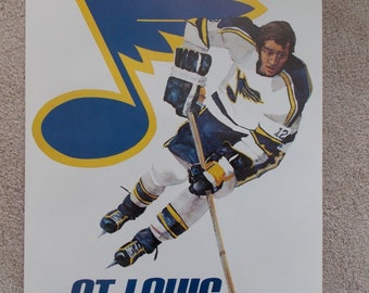 Vintage NHL St. Louis Blues reproduction Print / Poster "The Next Six"