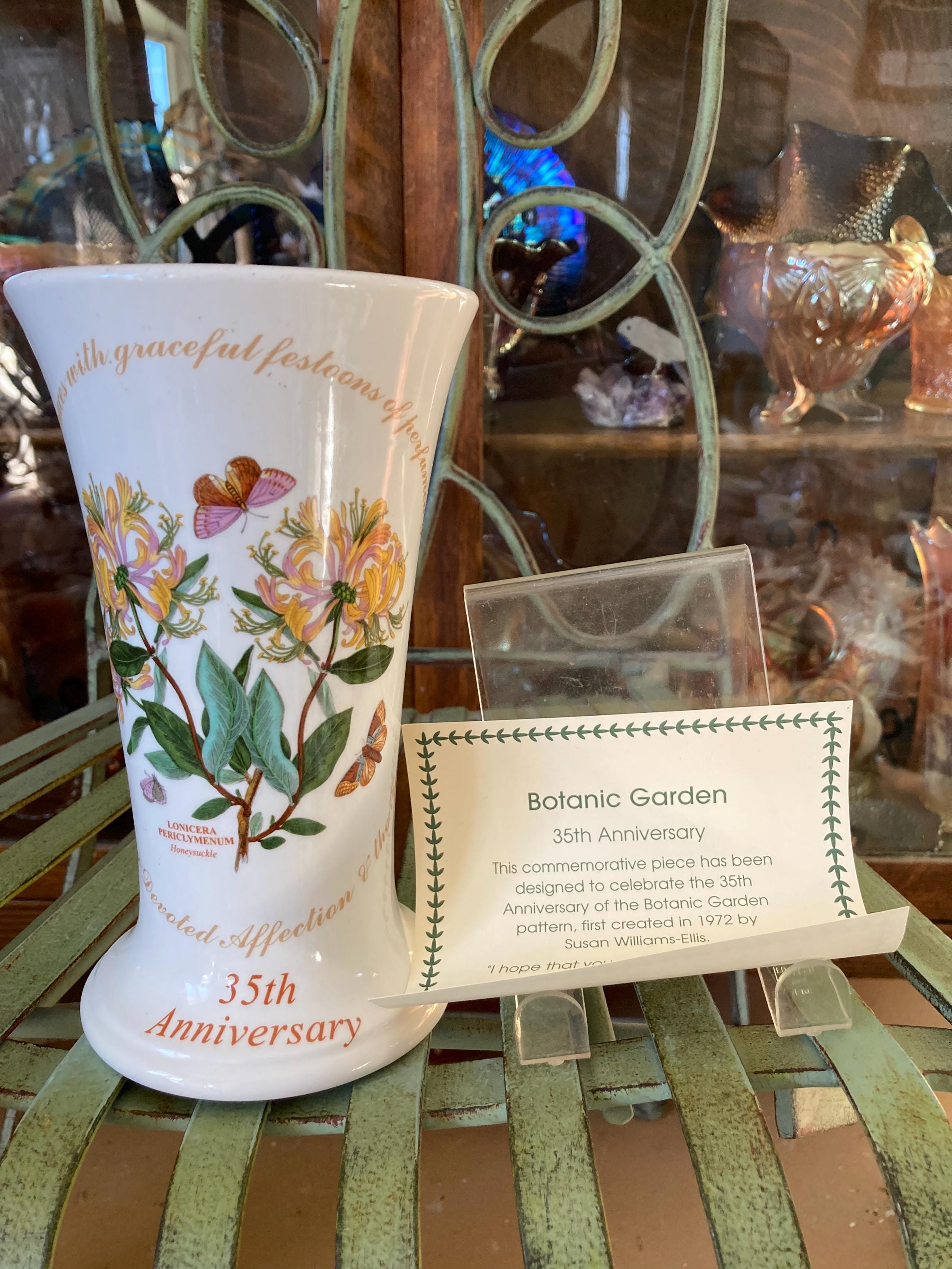 Portmeirion Botanic Garden Flared Vase. Scarce . 35th Anniversary
