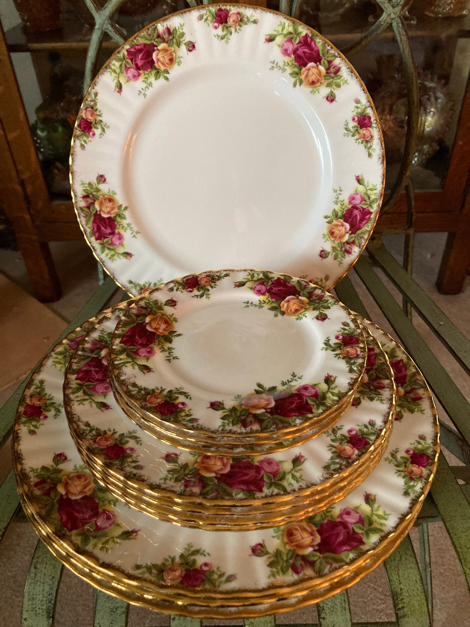 Royal Albert Old Country Roses Set of 4 -5 Piece Place Settings
