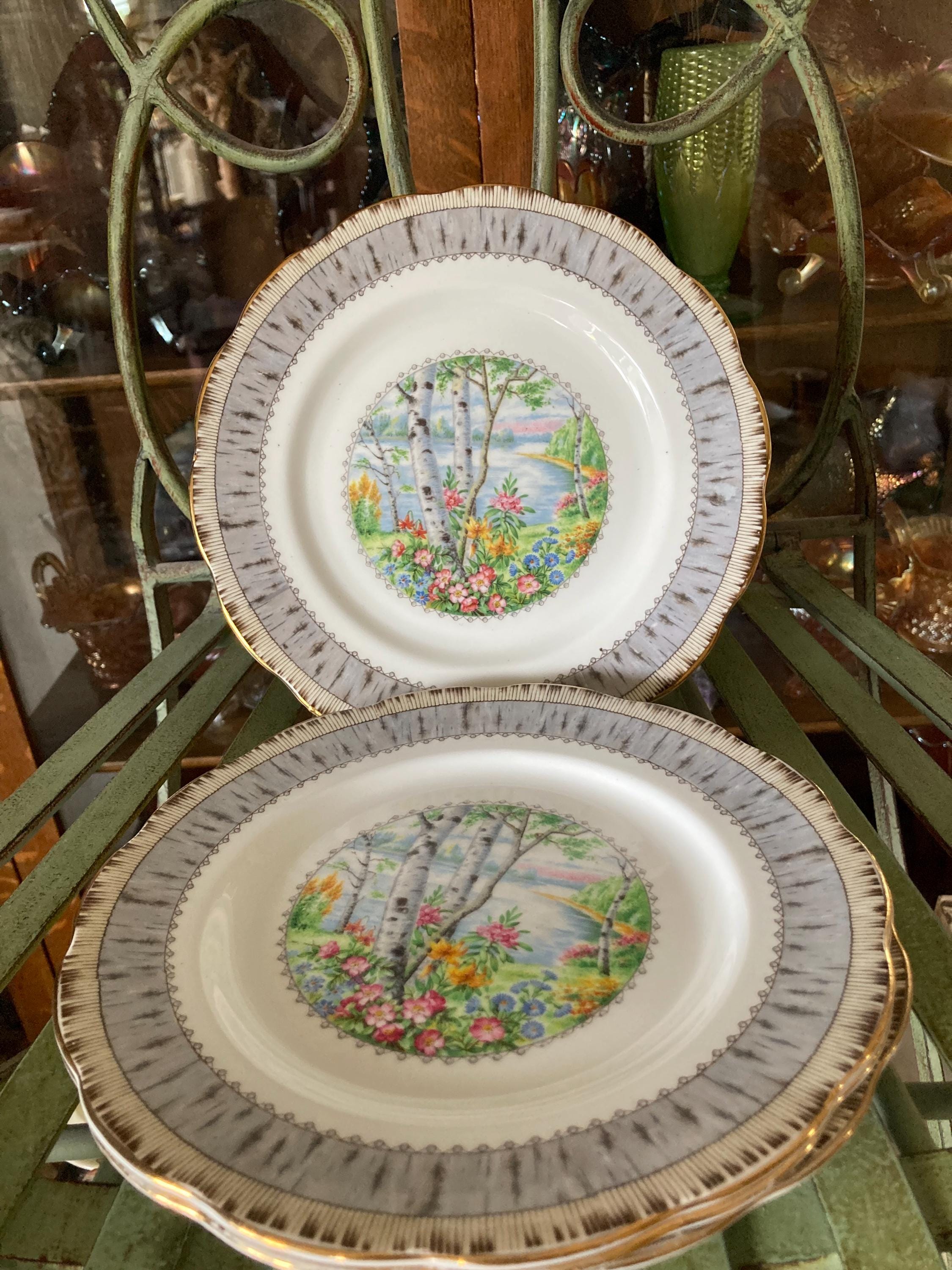 Royal Albert Silver Birch China - Etsy Canada
