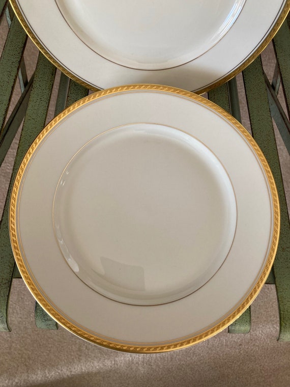 Rosenthal clasic 金彩プレート　４枚セット Rosenthal Aida Set of 4 Salad Plates. 7.75 Inches Diameter