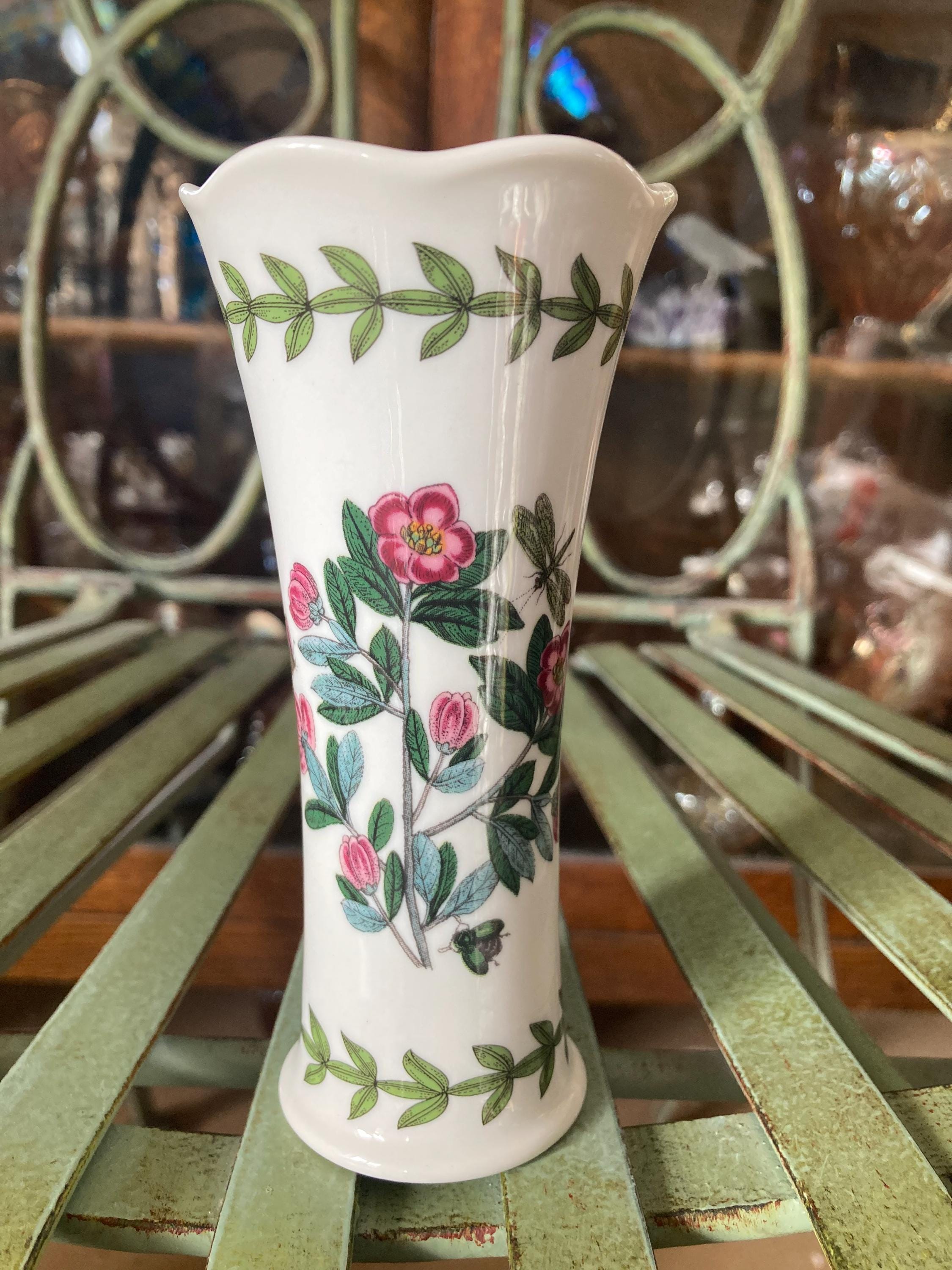 Portmeirion Botanic Garden Vases. Set of 3. 5 Inches Tall