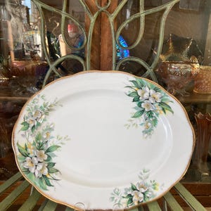 Royal Albert Orange Blossom Serving Platter. 12.5 inches wide. Produced in England 1940’s.