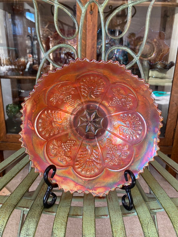 ruffles bowl 2.5 inches high. Produced by Northwood 1910 to 1911 9