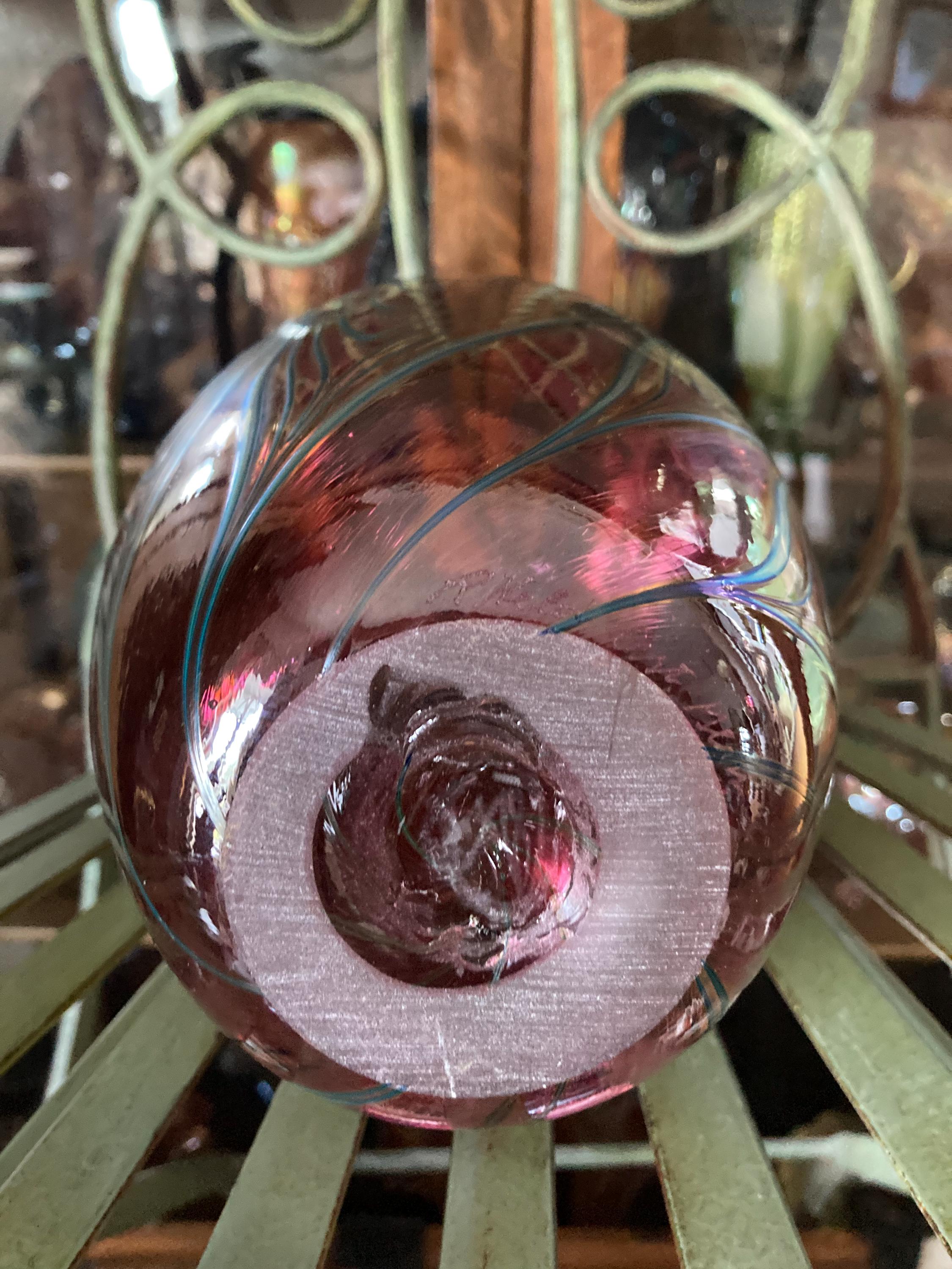 Robert Held Art Glass Vase. 12 Inches Tall. Produced in Canada. - Etsy
