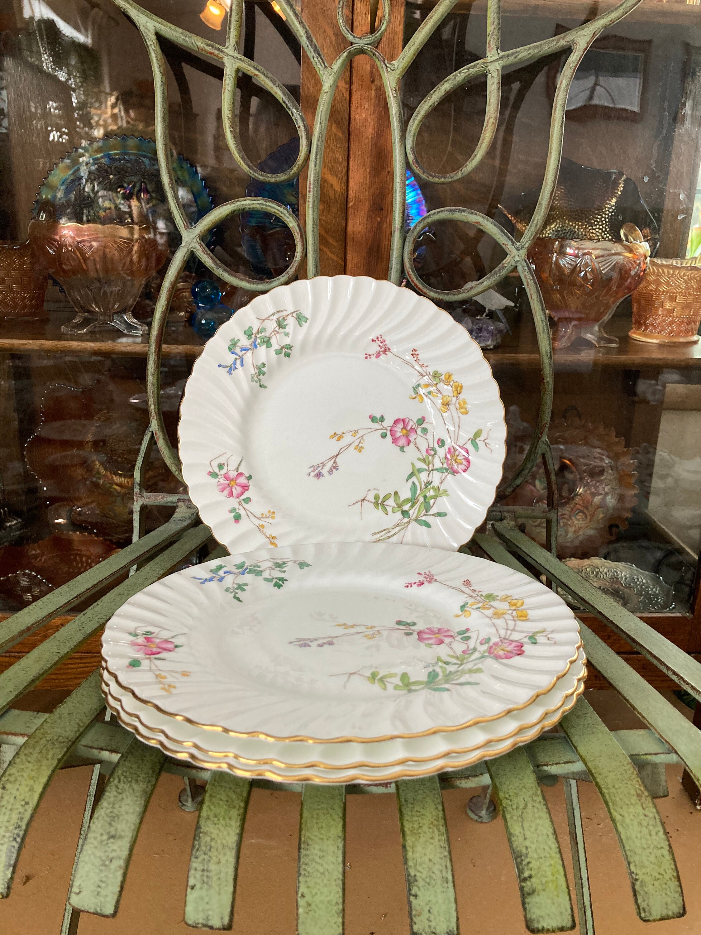 HAZEL Ware 12pc WHITE LUNCHEON SET