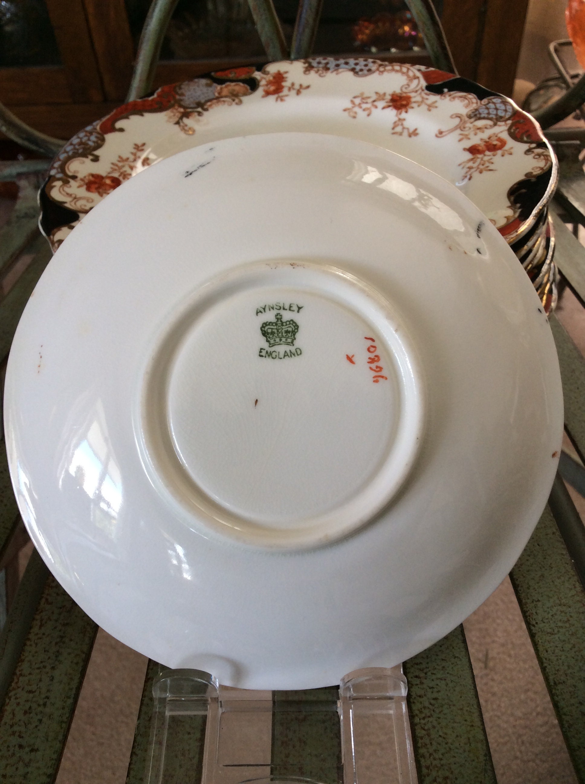 Antique Aynsley China Set #10896 Imari. Produced in England 1905