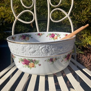 Set of 8 Old Country Rose Serving China - Etsy
