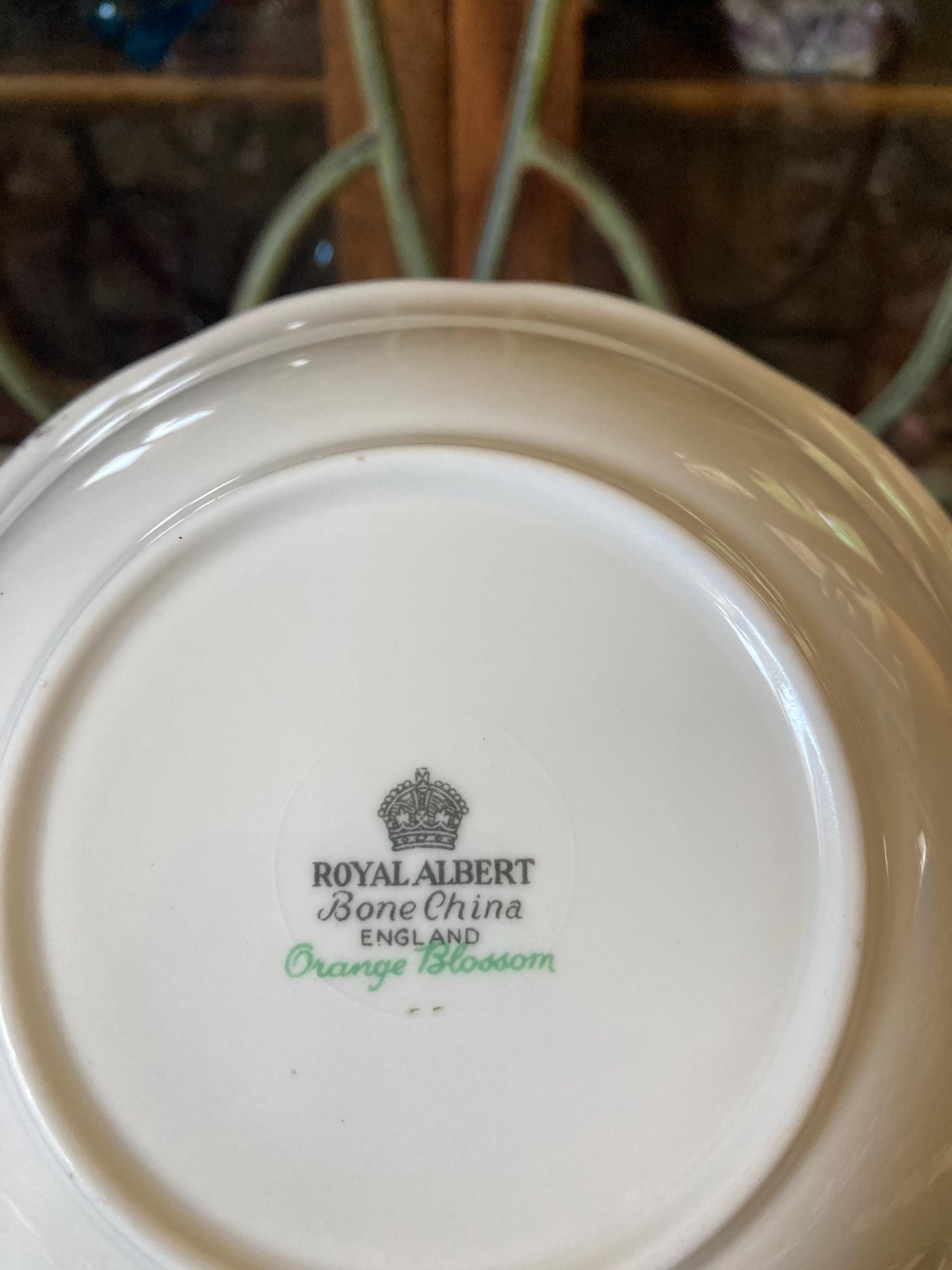 Royal Albert Orange Blossom Soup/cereal Bowls. Set of 4. 6.25 