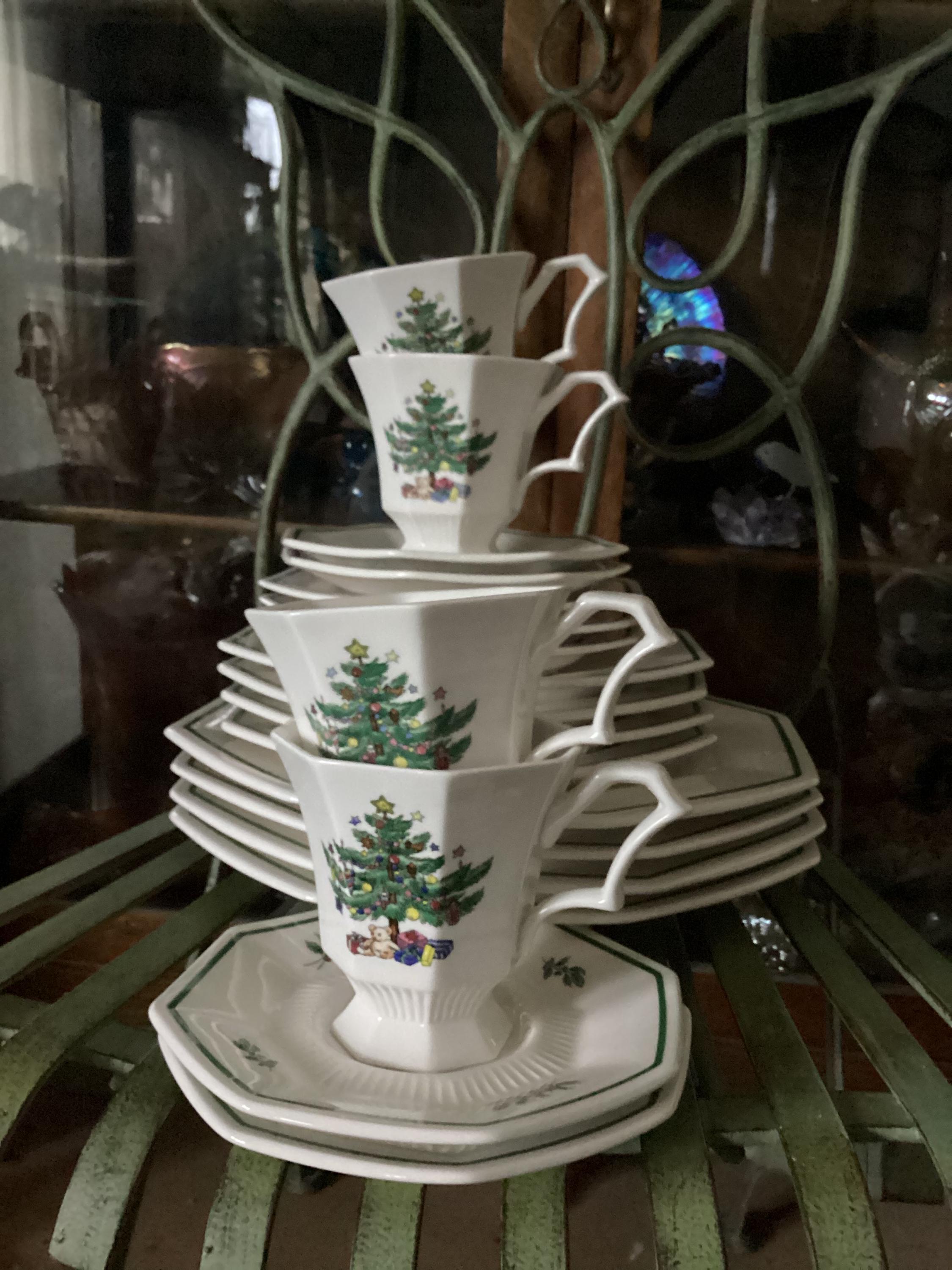 Nikko Christmastime Bread & Butter Plates - Etsy