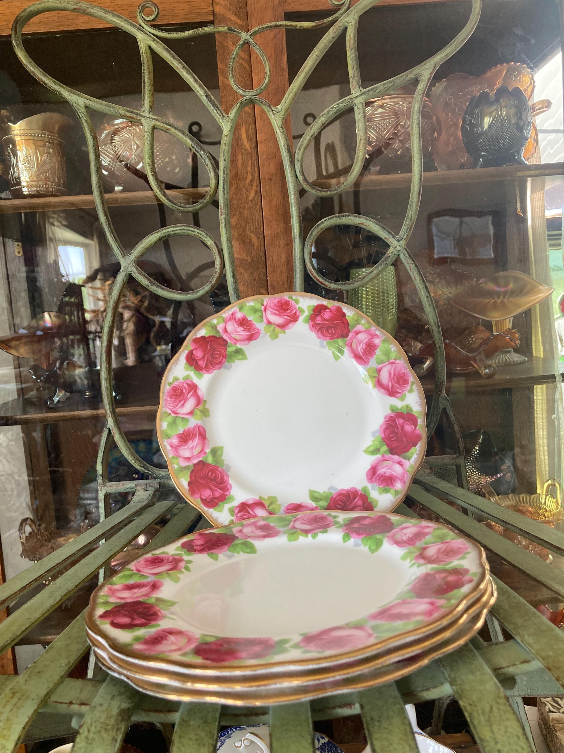 English Rose Dinner Set - Etsy