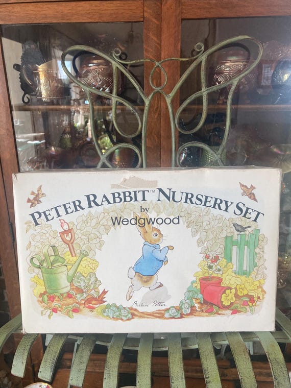 Wedgwood Peter Rabbit Nursery Boxed Set. Plate, Bowl, Mug