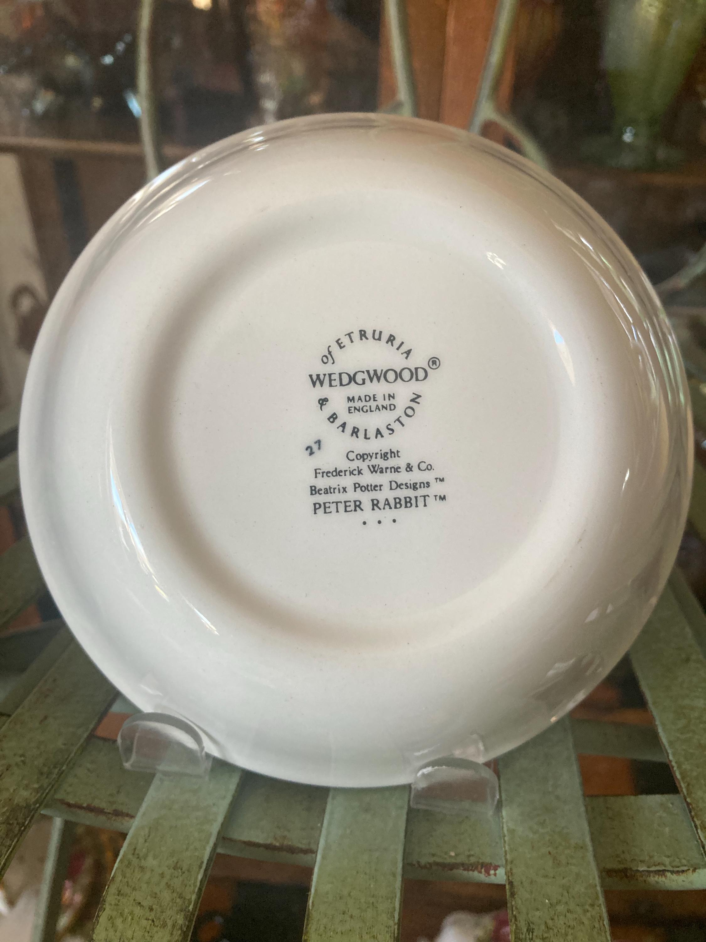 Wedgwood Peter Rabbit Nursery Boxed Set. Plate, Bowl, Mug