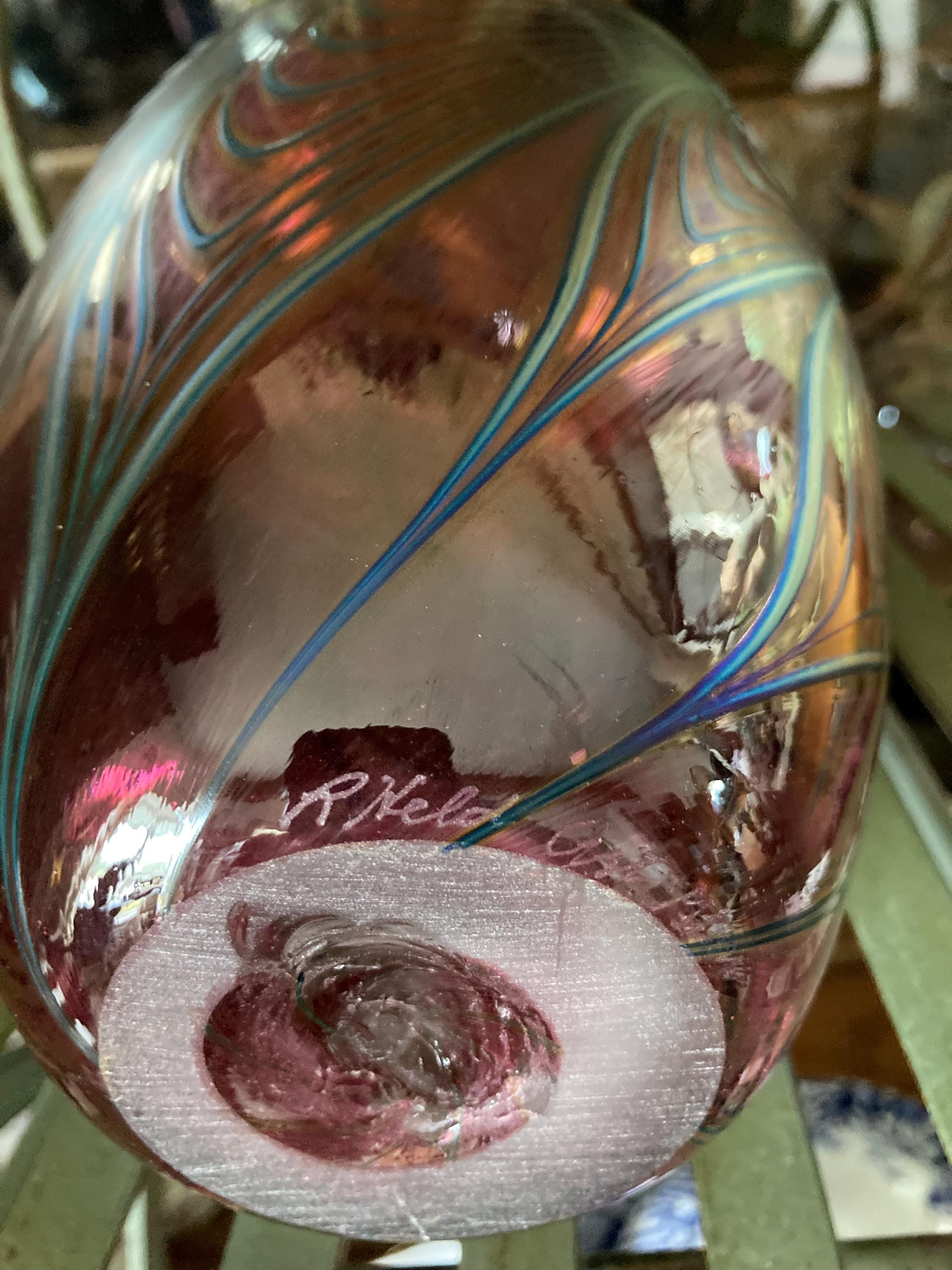 Robert Held Art Glass Vase. 12 Inches Tall. Produced in Canada. - Etsy