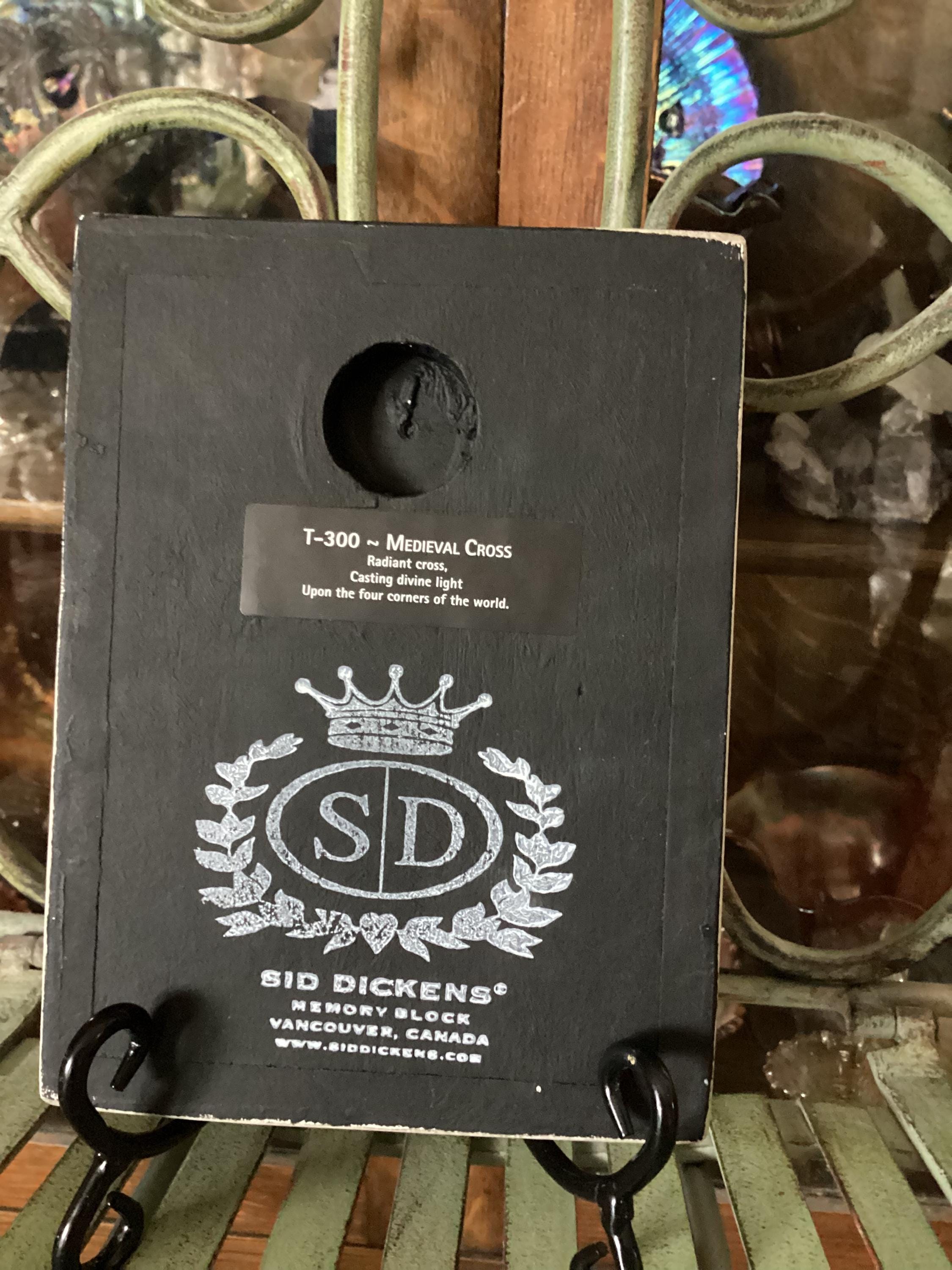 Sid Dickens Memory Block. Medieval Cross. T300. 6x8 Inches