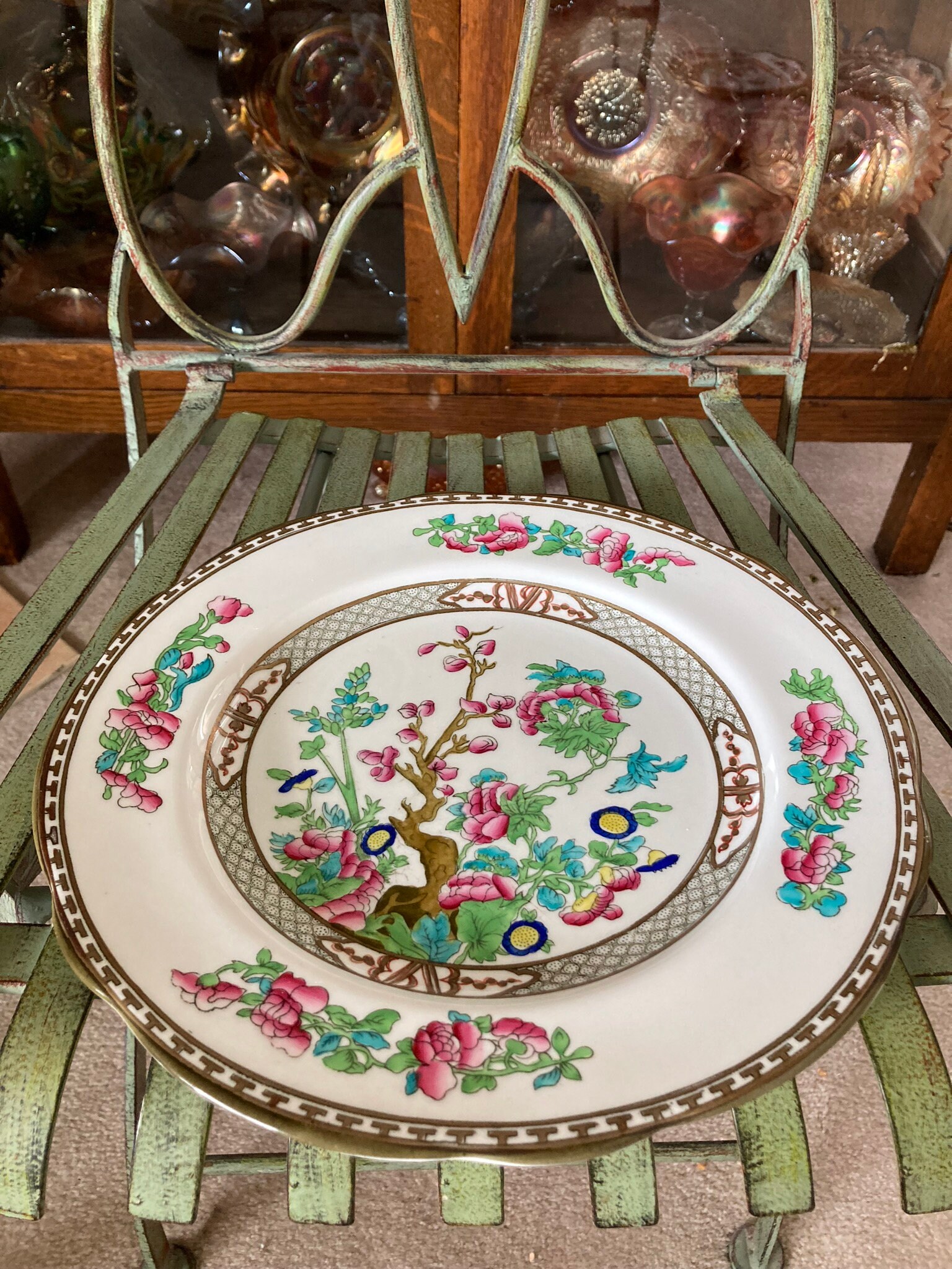 Coalport Indian Tree Dinner Plates With Tabs. Set of 2. 10.5 Etsy