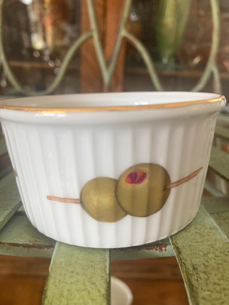 Gold Rim Ramekin Royal Worcester Evesham Gold Ramekins. Set of 6. 3.25 Inches Diameter ...