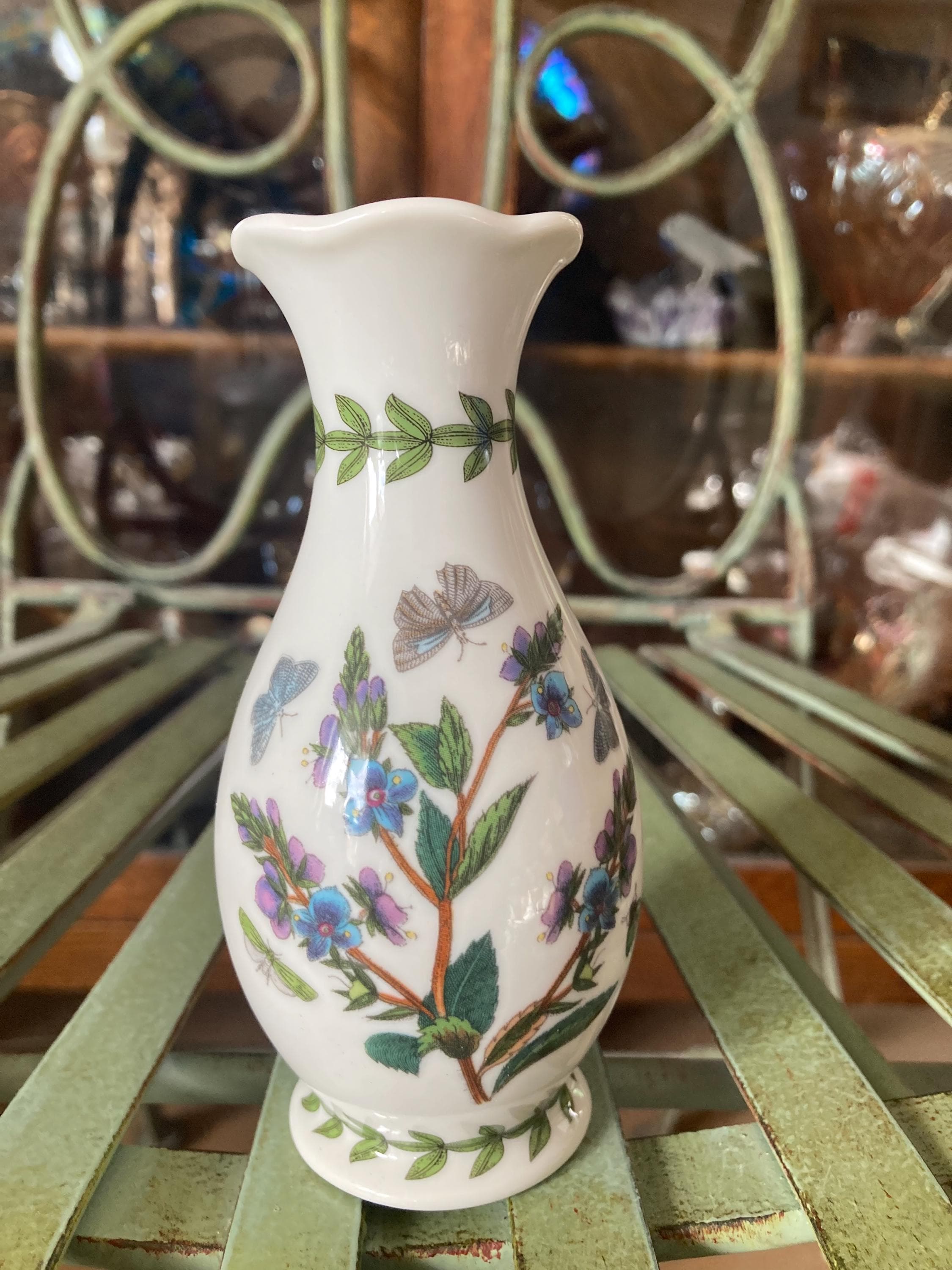 Portmeirion Botanic Garden Vases. Set of 3. 5 Inches Tall