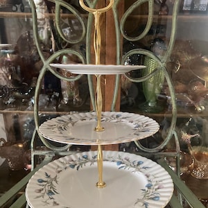 Royal Albert Brigadoon  3 Tier Server. 14 inches tall. Produced in England 1963 to 2001.