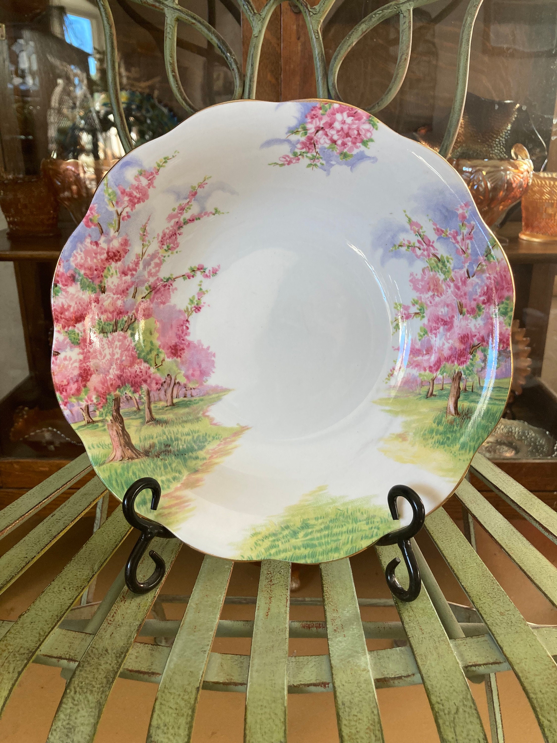 Royal Albert Blossom Time Round Serving Bowl.9.5 Inches Diameter