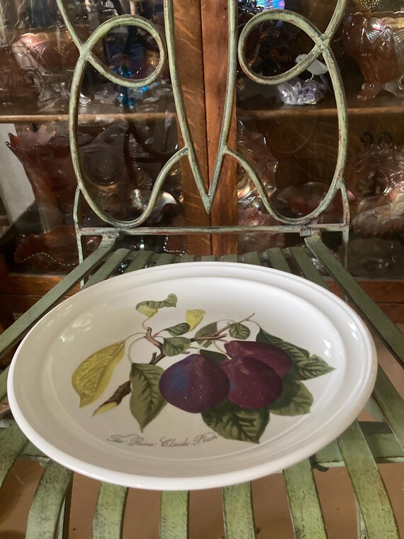 Portmeirion Pomona Dinner Plates. Set of 2. 10.5 Inches Diameter
