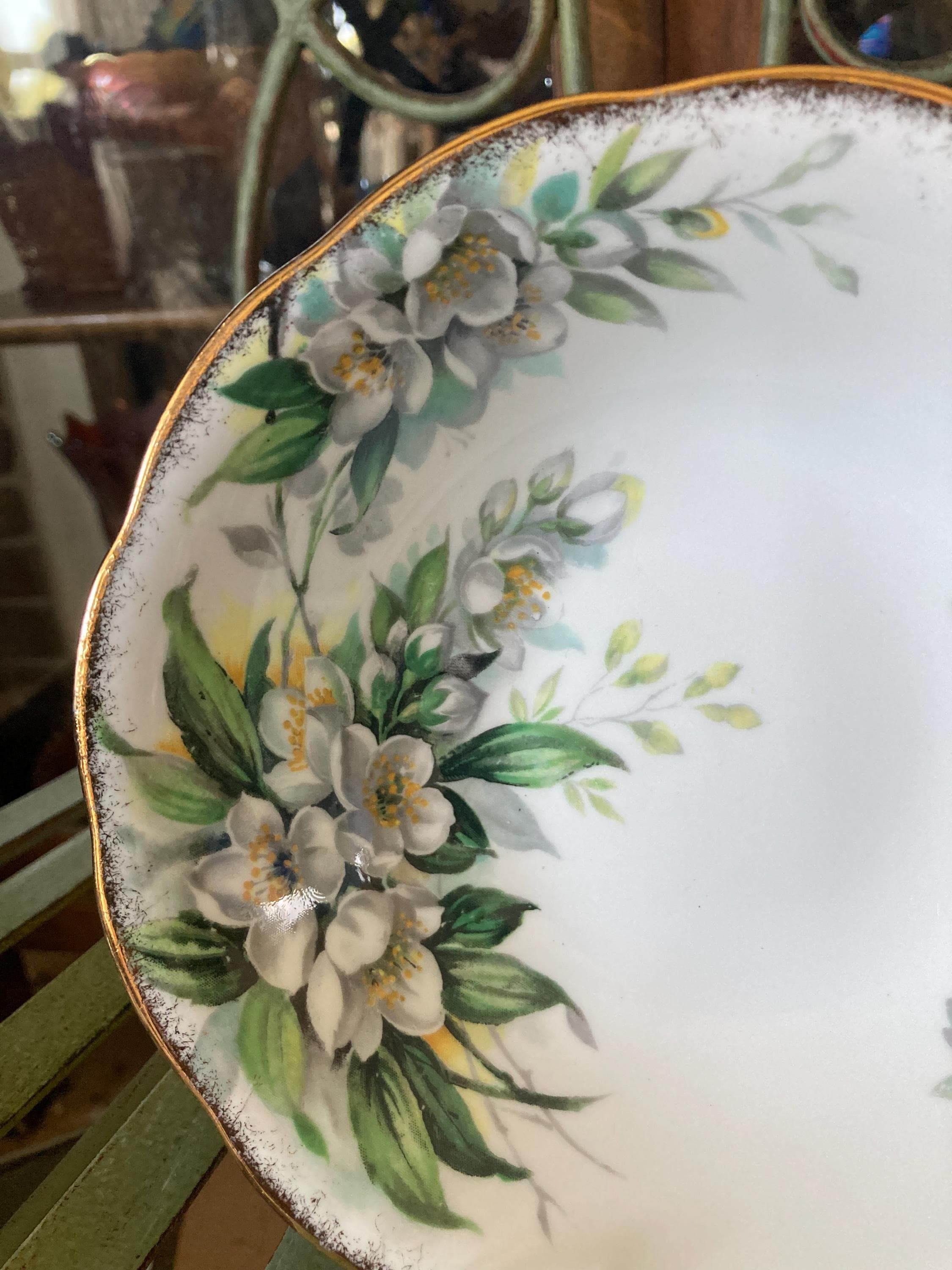 Royal Albert Orange Blossom Soup/cereal Bowls. Set of 4. 6.25 
