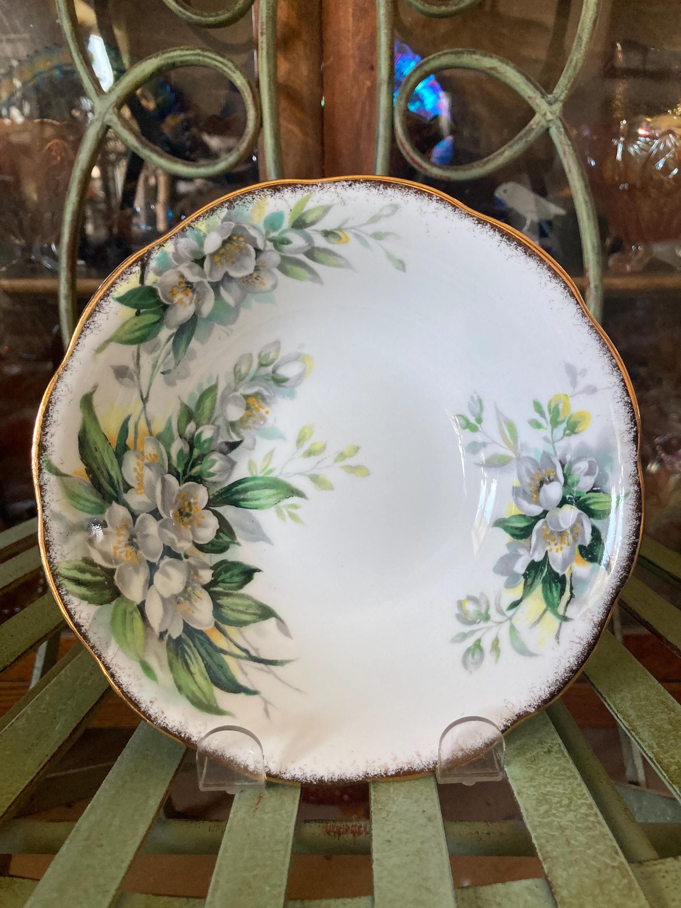 Royal Albert Orange Blossom Soup/cereal Bowls. Set of 4. 6.25 