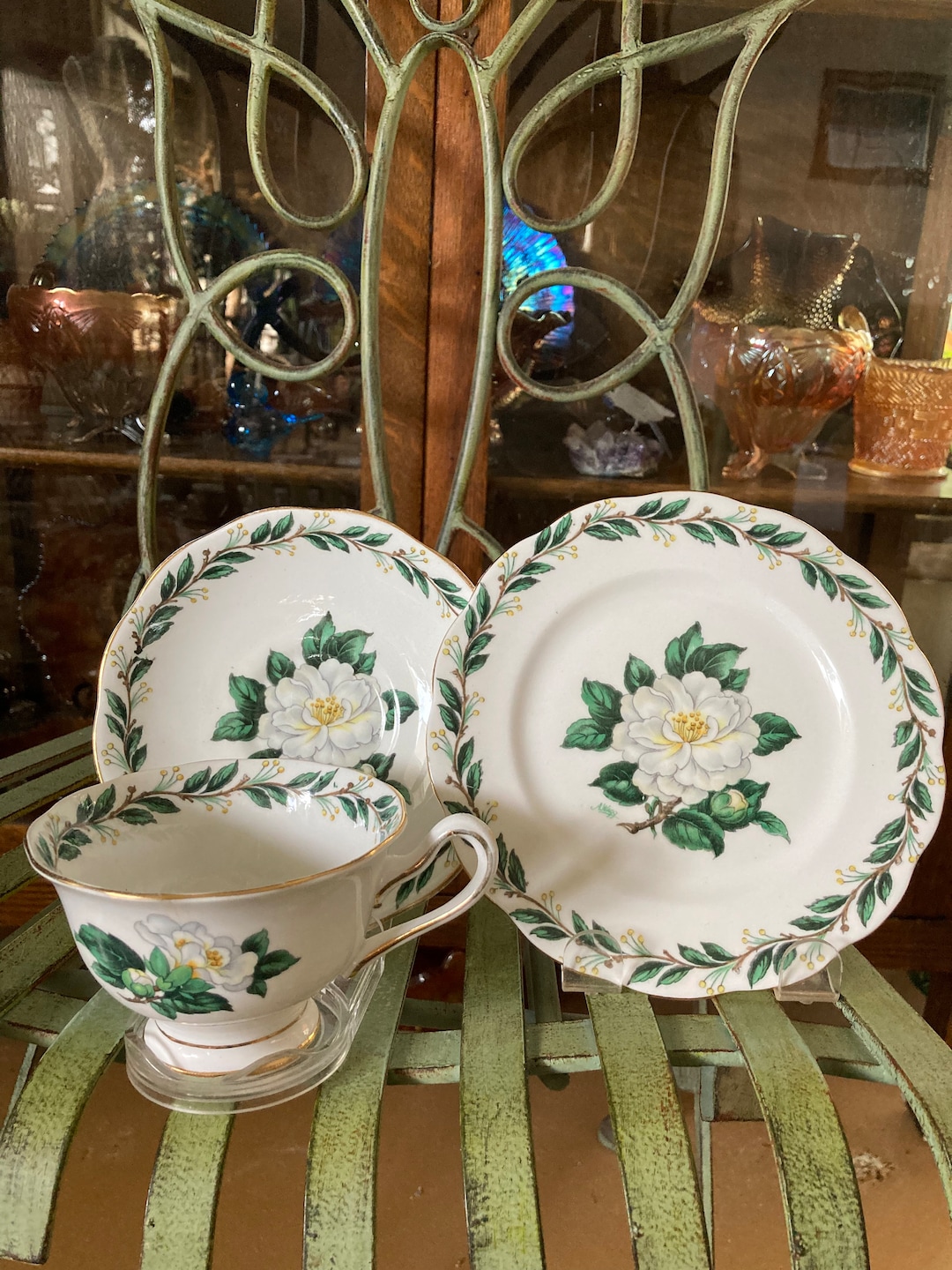 Royal Albert Lady Clare Trio. Cup, Saucer, 6.25 Inch Plate