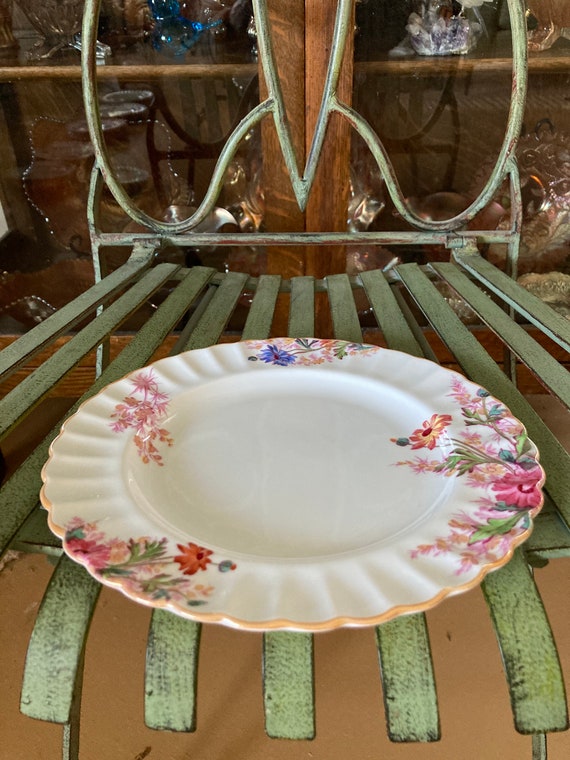 Spode Chelsea Garden Salad Plates. Set of 4. 8 Inches Diameter