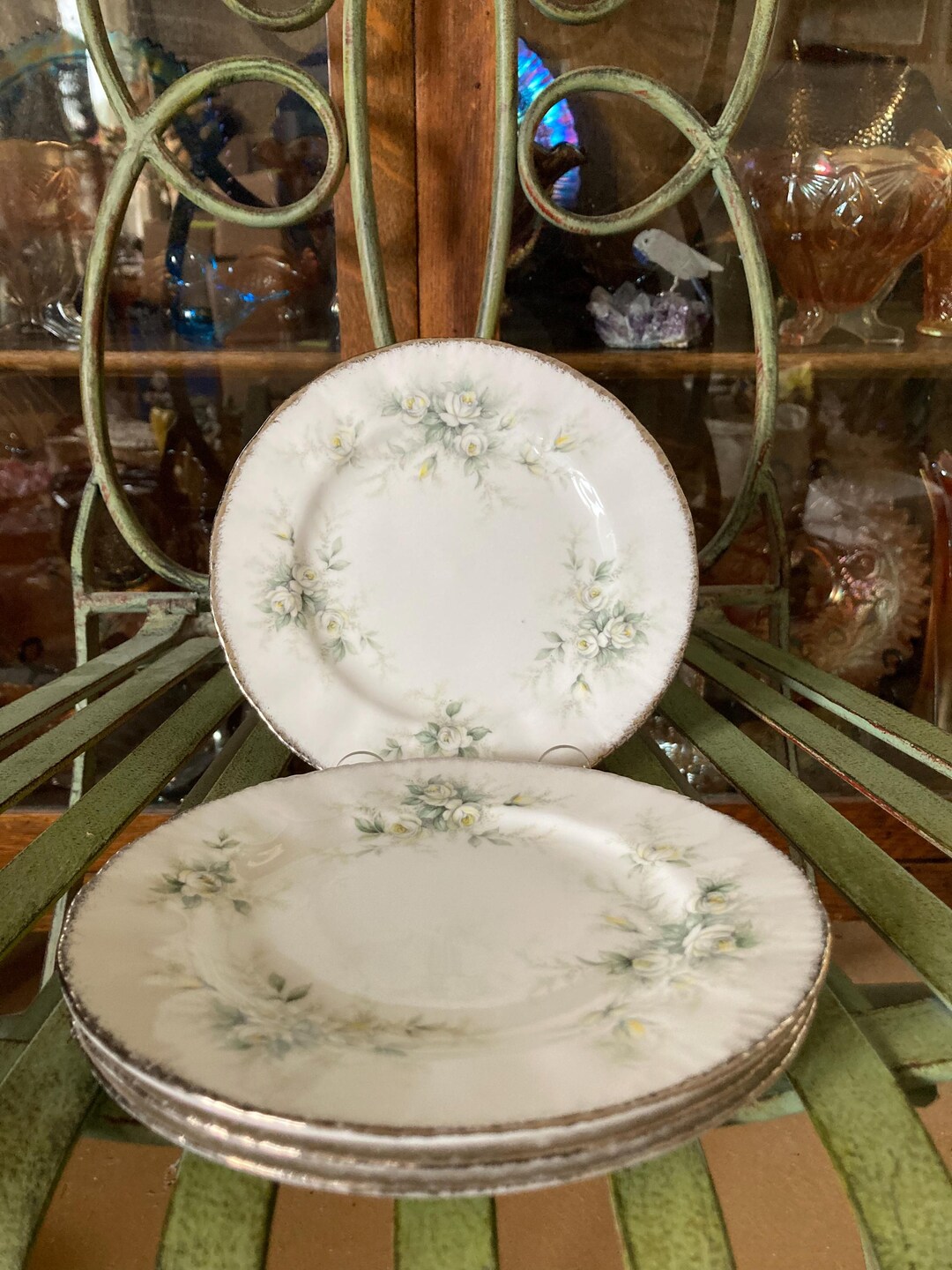 Paragon First Love Bread Butter Plates. Set of 4. 6.25 Inches Diameter ...