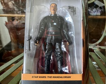 Star Wars. Moff Gideon. The Black Series. The  Mandalorian. Sealed box 9 inches by 5 inches.
